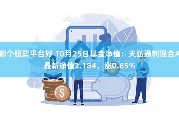 哪个股票平台好 10月25日基金净值：天弘通利混合A最新净值2.184，涨0.6