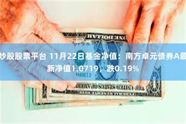 炒股股票平台 11月22日基金净值：南方卓元债券A最新净值1.0719，跌0.1