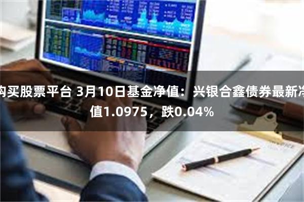 购买股票平台 3月10日基金净值：兴银合鑫债券最新净值1.0975，跌0.04%